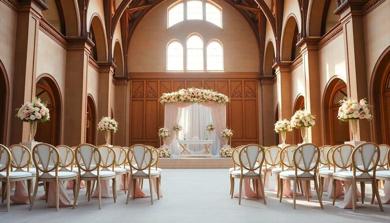 Explore Wedding Event Space Jacksonville with elegant floral arrangements and stunning decor.