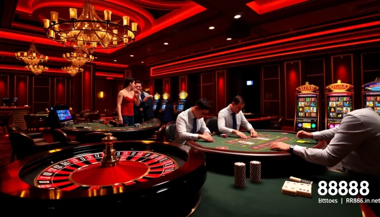 Gambling excitement at https://rr8888.in.net/ with a luxurious poker scene featuring chips and cards.