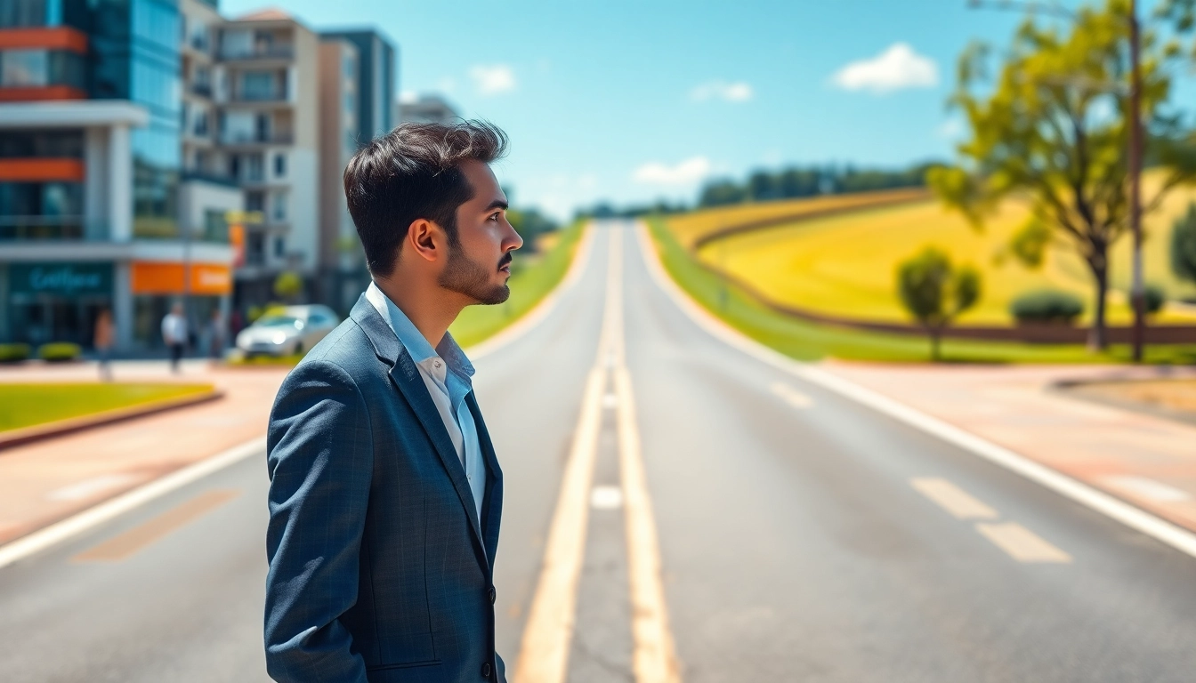Choosing the ideal career at a crossroads between urban and serene options.