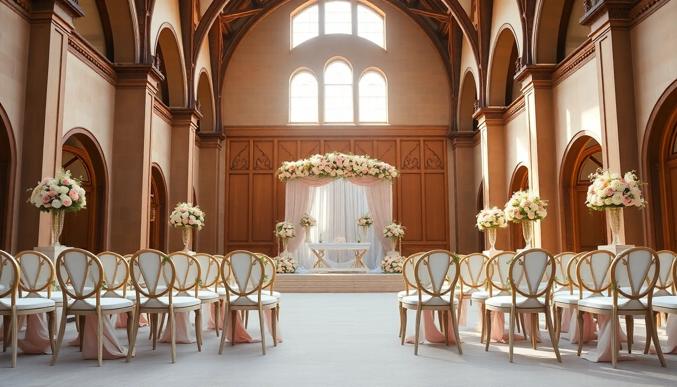 Explore Wedding Event Space Jacksonville with elegant floral arrangements and stunning decor.
